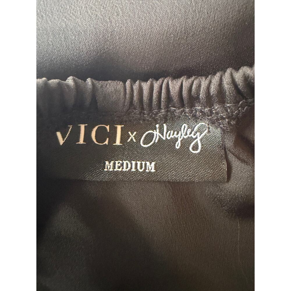 VICI x Hayley 2021 Limited Edition Black Halter  Maxi Dress M Dark Feminine - Picture 8 of 9